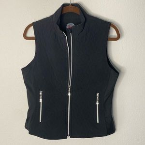 Bollé Golf/Tennis/Pickleball vest. Black quilted nylon. Size M